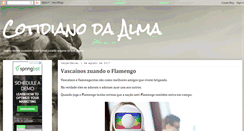 Desktop Screenshot of cotidianodaalma.blogspot.com