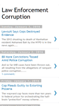 Mobile Screenshot of lawenforcementcorruption.blogspot.com