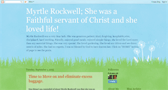 Desktop Screenshot of myrtlehendersonrockwell.blogspot.com