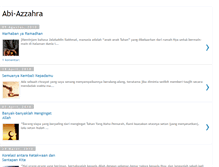 Tablet Screenshot of abi-azzahra.blogspot.com