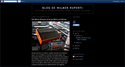 Desktop Screenshot of blogdewilmerruperti.blogspot.com