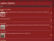 Tablet Screenshot of amina-design.blogspot.com