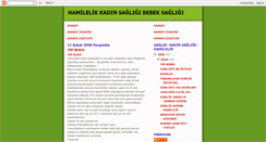 Desktop Screenshot of kadinhastaliklari-gebelik.blogspot.com