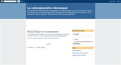 Desktop Screenshot of cybergeometre.blogspot.com