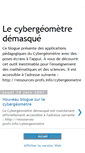 Mobile Screenshot of cybergeometre.blogspot.com