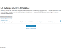 Tablet Screenshot of cybergeometre.blogspot.com