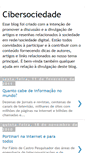 Mobile Screenshot of cibersociedade.blogspot.com