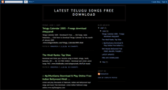 Desktop Screenshot of latesttelugusongsfreedownload.blogspot.com