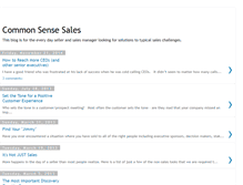 Tablet Screenshot of common-sense-sales.blogspot.com