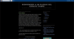 Desktop Screenshot of pliegueespaciotemporal.blogspot.com