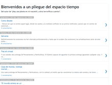 Tablet Screenshot of pliegueespaciotemporal.blogspot.com