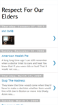 Mobile Screenshot of caryn-respectforourelders.blogspot.com