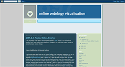 Desktop Screenshot of ontologyonline.blogspot.com