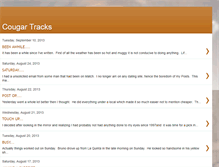Tablet Screenshot of cougartrks.blogspot.com