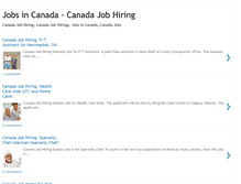 Tablet Screenshot of canadajobhirings.blogspot.com