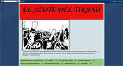 Desktop Screenshot of el-azote-del-tirano.blogspot.com