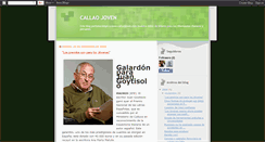 Desktop Screenshot of callaojoven.blogspot.com