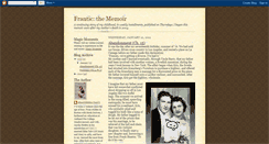 Desktop Screenshot of franticthememoir.blogspot.com