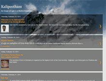 Tablet Screenshot of kalipeetham.blogspot.com