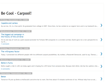 Tablet Screenshot of becoolcarpool.blogspot.com