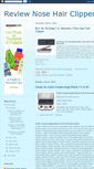 Mobile Screenshot of nosehairclipperguide.blogspot.com