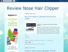 Tablet Screenshot of nosehairclipperguide.blogspot.com
