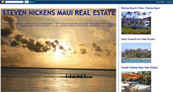 Desktop Screenshot of nickensmaui.blogspot.com