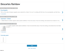 Tablet Screenshot of descartesrainbow.blogspot.com