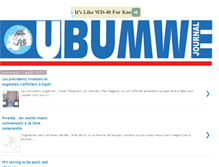 Tablet Screenshot of journalubumwe.blogspot.com