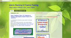 Desktop Screenshot of islamic-banking-finance-training.blogspot.com