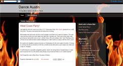 Desktop Screenshot of danceaustin.blogspot.com