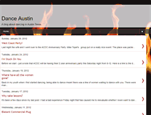 Tablet Screenshot of danceaustin.blogspot.com