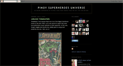 Desktop Screenshot of pinoysuperheroesuniverse.blogspot.com