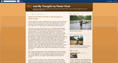 Desktop Screenshot of pastorchadhodges.blogspot.com