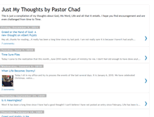 Tablet Screenshot of pastorchadhodges.blogspot.com