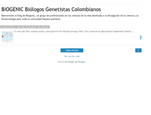 Tablet Screenshot of biogenic-colombia.blogspot.com