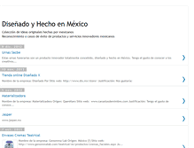 Tablet Screenshot of disenadoenmexico.blogspot.com