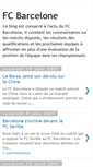 Mobile Screenshot of fcbarcelone-fr.blogspot.com