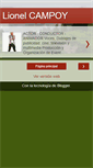 Mobile Screenshot of lionelcampoy.blogspot.com