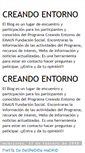 Mobile Screenshot of creandoentorno.blogspot.com