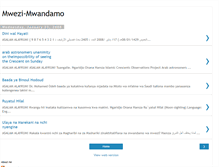 Tablet Screenshot of mwezimwandamo.blogspot.com