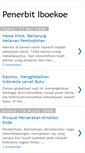 Mobile Screenshot of penerbit-iboekoe.blogspot.com