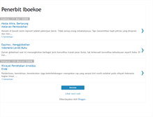 Tablet Screenshot of penerbit-iboekoe.blogspot.com