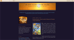 Desktop Screenshot of inhisnamebookclub.blogspot.com