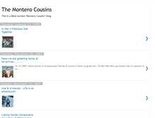Tablet Screenshot of monterocousins.blogspot.com