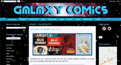 Desktop Screenshot of galaxy-comics.blogspot.com