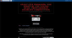 Desktop Screenshot of nightofthelivingdeadlift.blogspot.com