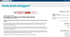 Desktop Screenshot of blog-o-blah.blogspot.com