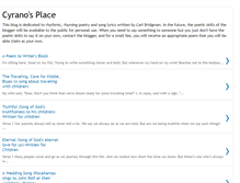 Tablet Screenshot of cyranosplace.blogspot.com