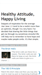 Mobile Screenshot of healthyattitudehappyliving.blogspot.com